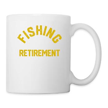 La pêche est mon plan de retraite Pêcher les pêcheurs - Mug blanc - blanc - Droite