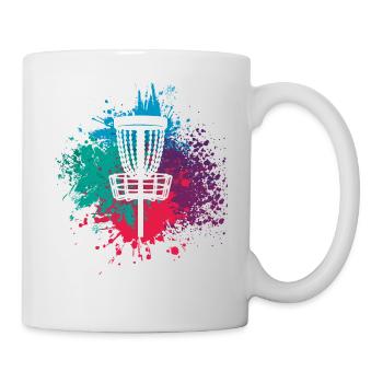 Disc Golf Discgolf Ultimate Discgolf Spieler Disc - Tasse - Weiß - Rechts