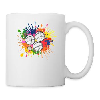 Boule Boccia Ball Sports Petanque Balls Game - Mug - white - Right