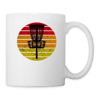 Disc Golf Discgolf Ultimate Discgolf Spieler Disc - Tasse - Weiß - Rechts