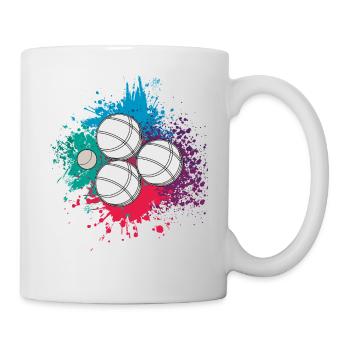 Boule Boccia Ball Sports Petanque Balls Game - Mug - white - Right