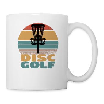 Disc Golf Discgolf Ultimate Discgolf Spieler Disc - Tasse - Weiß - Rechts