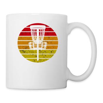 Disc Golf Discgolf Ultimate Discgolf Spieler Disc - Tasse - Weiß - Rechts