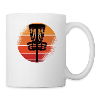 Disc Golf Discgolf Ultimate Discgolf Spieler Disc - Tasse - Weiß - Rechts