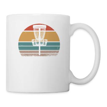 Disc Golf Discgolf Ultimate Discgolf Spieler Disc - Tasse - Weiß - Rechts