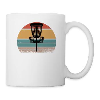 Disc Golf Discgolf Ultimate Discgolf Spieler Disc - Tasse - Weiß - Rechts