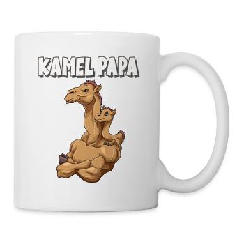Kamel Papa für Papas - Tasse - Weiß - Rechts