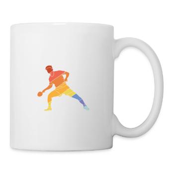 Tischtennisspieler Spruch Für Tischtennis - Tasse - Weiß - Rechts