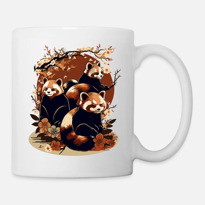 Roter Panda 1 - Tasse - Weiß