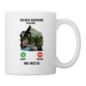 La prochaine aventure s’appelle Wanderer Camp - Mug blanc - blanc - Droite