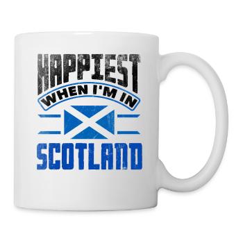 Scottish Scotland Scottish Flag Quote - Mug - white - Right