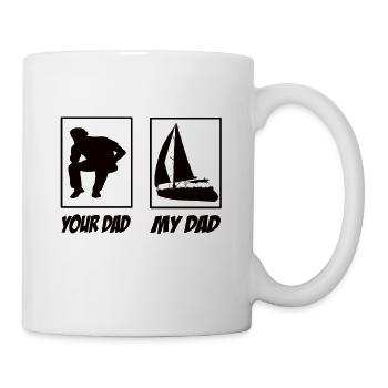 Voile - Mug blanc - blanc - Droite