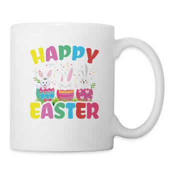Joyeuses Pâques pour tous les fans de Pâques - Mug blanc - blanc - Droite