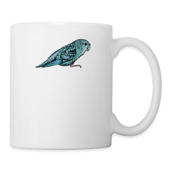 Catherine's Parakeet I Parakeet Ornamental BirdMotif for - Mug - white - Right