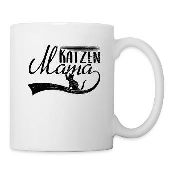 Katzen Mama - Tasse - Weiß - Rechts