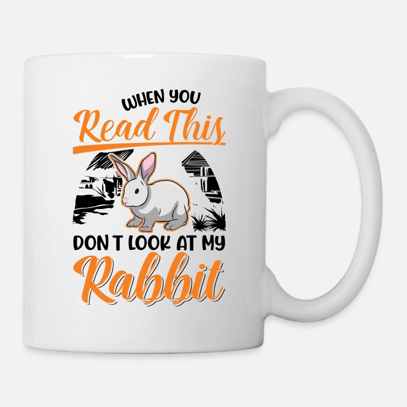 Lapin lapin lapin lapin - Mug blanc - blanc