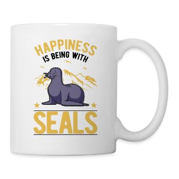 Robbe Glück Sea Lion Seelöwe - Mug - white - Right