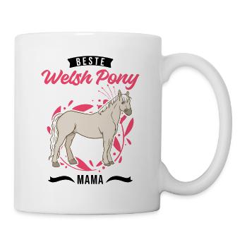 Beste Welsh Pony Mama - Tasse - Weiß - Rechts