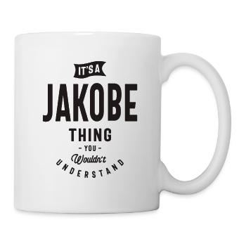 It's a Jakobe Thing - Name Jakobe - Mug - white - Right