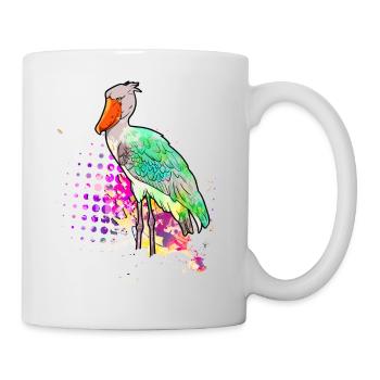 Shoebill Bird Ornithologist Forest I Gift - Mug - white - Right