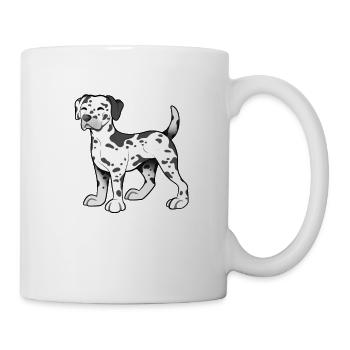 Dalmatiens Kawaii - Mug blanc - blanc - Droite