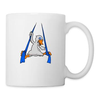 Aerial Silk Schwan - Tasse - Weiß - Rechts