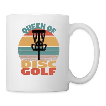 Disc Golf Discgolf Ultimate Discgolf Player Woman - Mug - white - Right