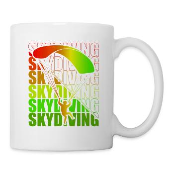 Skydive Freefly Skydiver Shirt Skydiving - Mug - white - Right