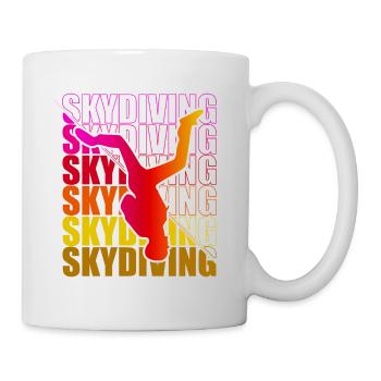 Skydive Freefly Skydiver Shirt Skydiving - Mug - white - Right