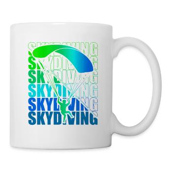 Skydive Freefly Skydiver Shirt Skydiving - Mug - white - Right