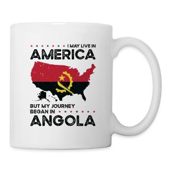 Né en Angola Angola États-Unis - Mug blanc - blanc - Droite