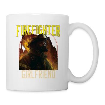 Firefighter Girlfriend Relationship Firefighter - Tasse - Weiß - Rechts