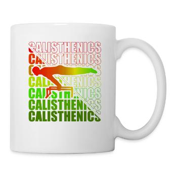 Calisthenics Street Workout Gymnastics Fitness - Mug - white - Right