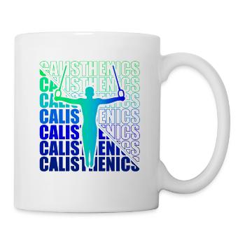 Calisthenics Street Workout Gymnastics Fitness - Mug - white - Right