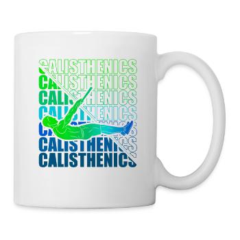 Calisthenics Street Workout Gymnastics Fitness - Mug - white - Right