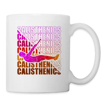 Calisthenics Street Workout Gymnastics Fitness - Mug - white - Right