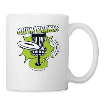 Chain Braker Basket Disc Golfer Frisbee - Mug blanc - blanc - Droite