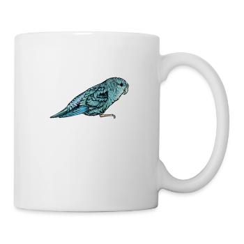 Katharinasittich I Sittich ZiervogelMotiv für - Tasse - Weiß - Rechts