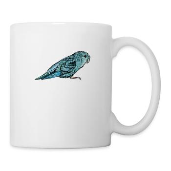 Katharinasittich I Sittich ZiervogelMotiv für - Tasse - Weiß - Rechts