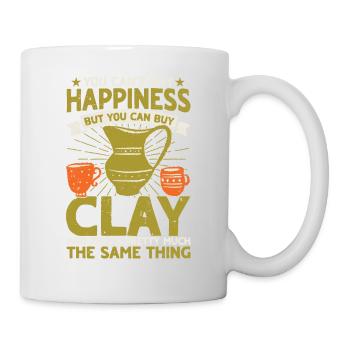 Ceramic Oven Cermaicist Ceramic Clay Oven Pot - Mug - white - Right