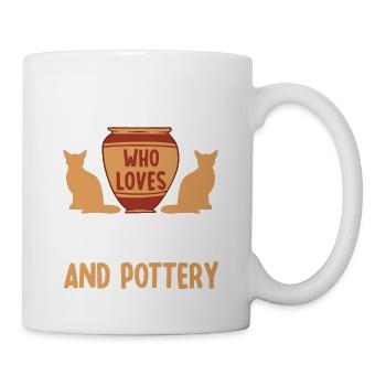 Ceramic Oven Cermaicist Ceramic Clay Oven Pot - Mug - white - Right