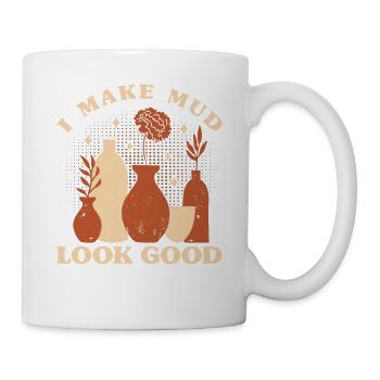 Ceramic Oven Cermaicist Ceramic Clay Oven Pot - Mug - white - Right