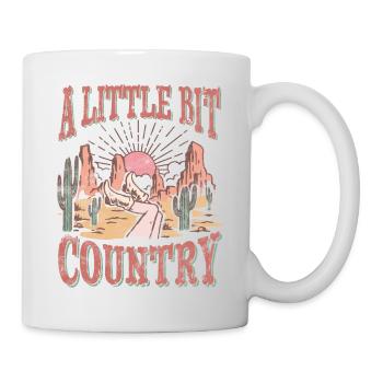 A little bit country - Mug - white - Right
