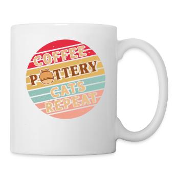 Ceramic Oven Cermaicist Ceramic Clay Oven Pot - Mug - white - Right