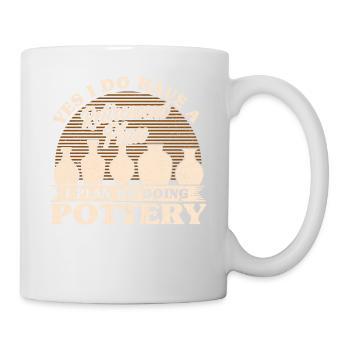 Ceramic Oven Cermaicist Ceramic Clay Oven Pot - Mug - white - Right
