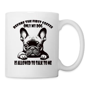 French Bulldog Dog Owner Coffee Dog - Mug - white - Right