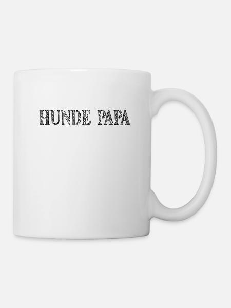 Hunde Papa - Tasse - Weiß