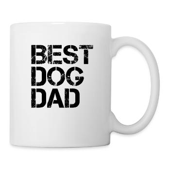 Meilleur père de chien - Mug blanc - blanc - Droite