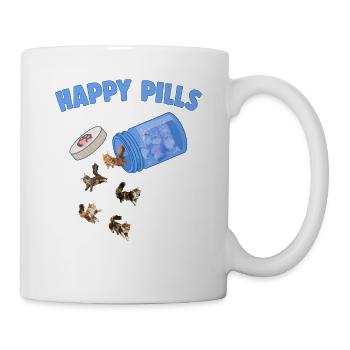 Happy Pills Maine Coon Cat Funny Kitten Lover - Mug - white - Right