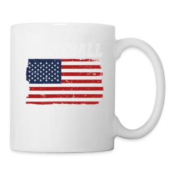 Paintball Patriotisch Amerikanisch - Tasse - Weiß - Rechts